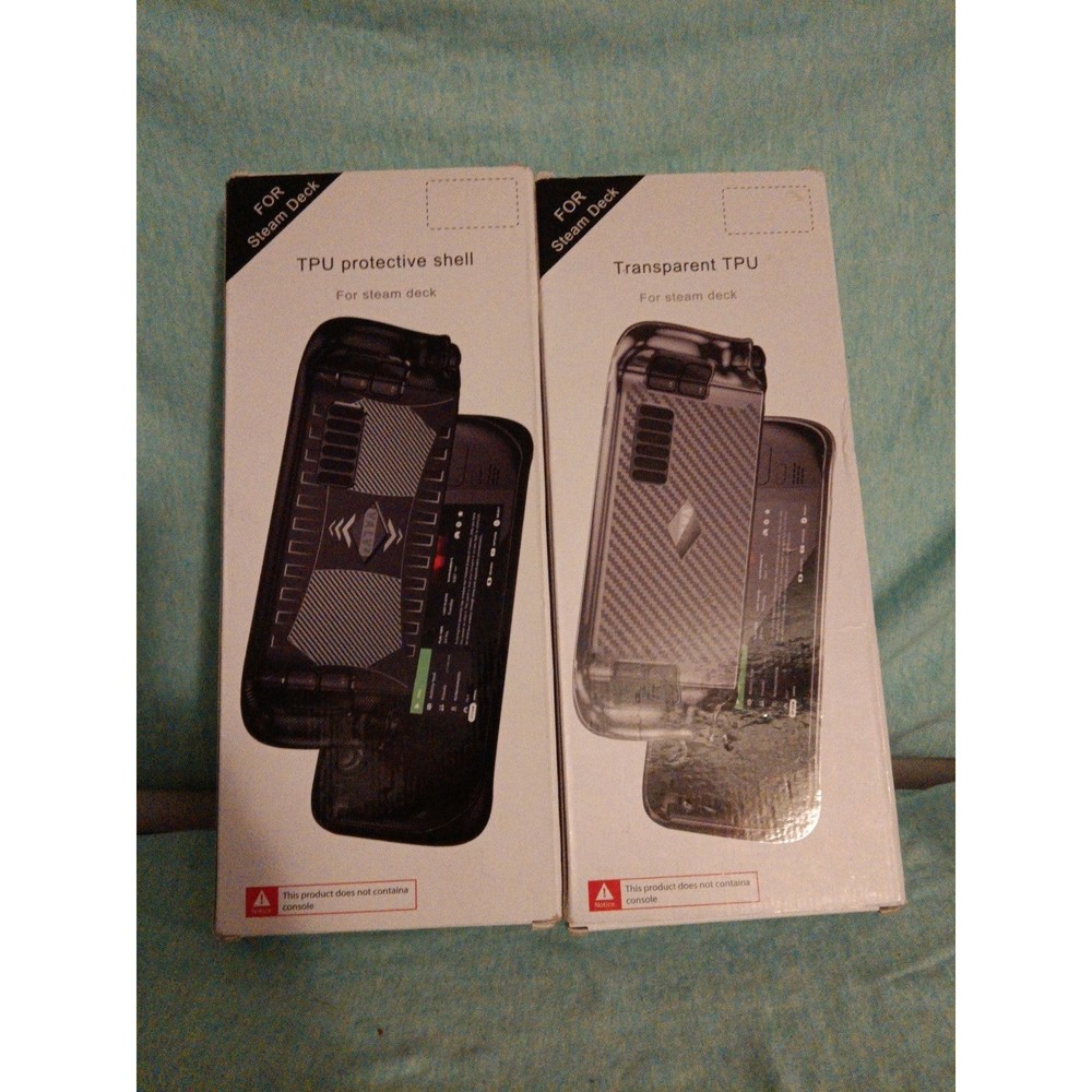 Cover cases for the Steam Deck gaming unit, lot of 2, new